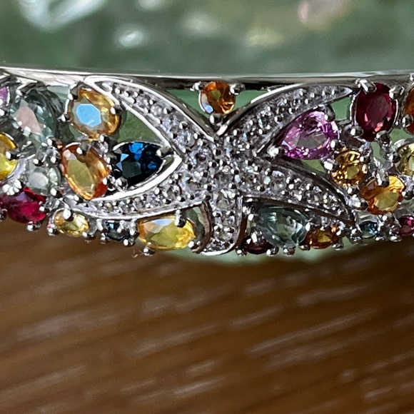 Multicolor SapphirePavé Starfish Bangle - Women Jewelry